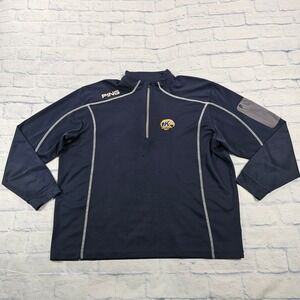 Kent State Golf Ping Pullover Mens XXL Navy Blue 1/4 Zip Performance Jacket